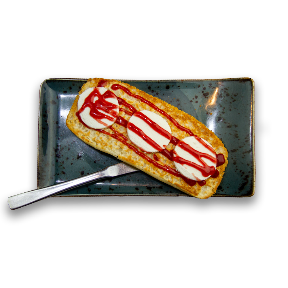 PLATOS-TOSTADA QUESO TRANS